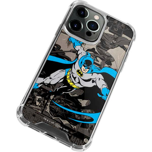 DC Comics Batman Classic Art iPhone 14 Pro Clear Case